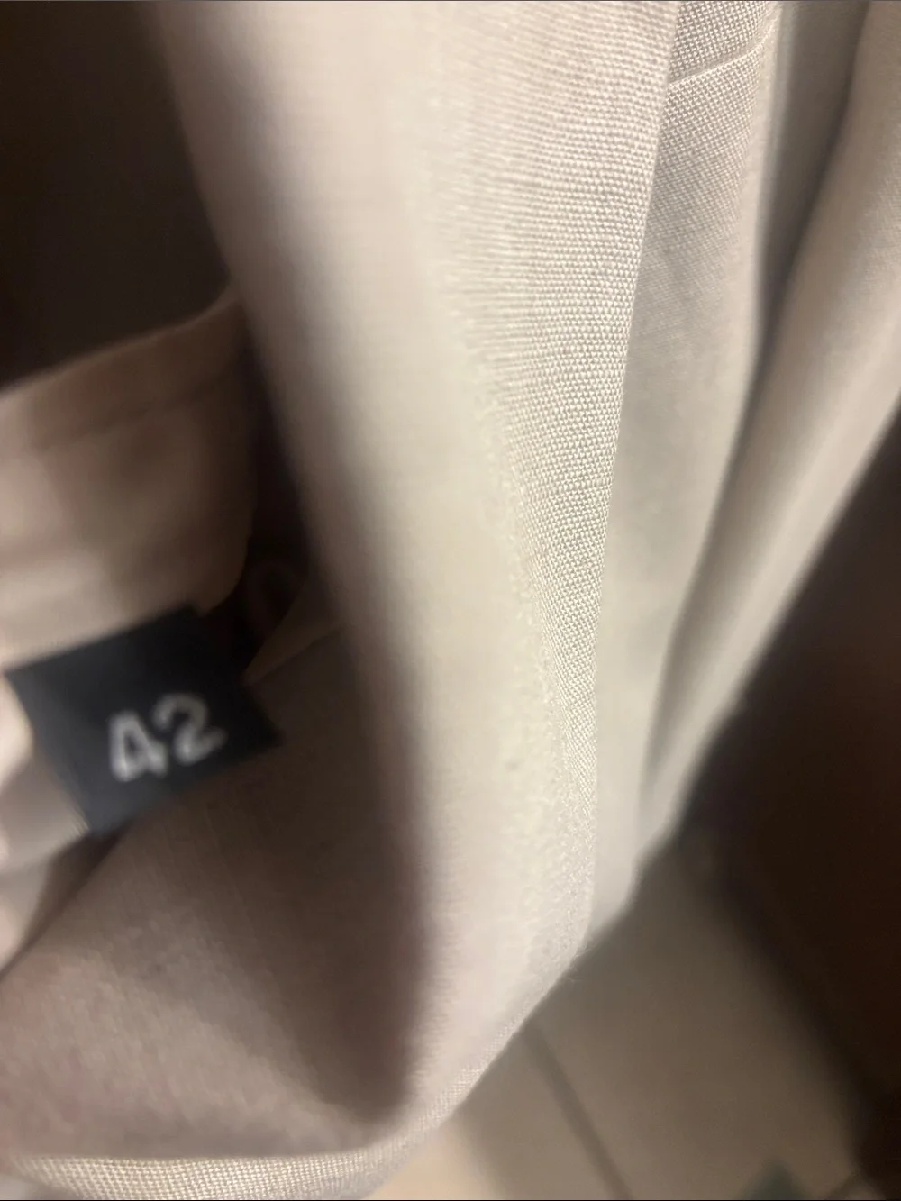 Haggar Light Beige Men's Two-Piece Suit